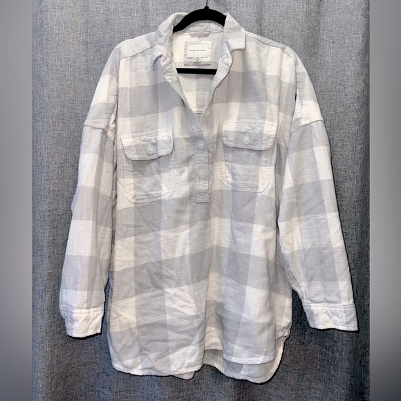 American Eagle Outfitters Tops - Women's American Eagle Flannel Pullover large